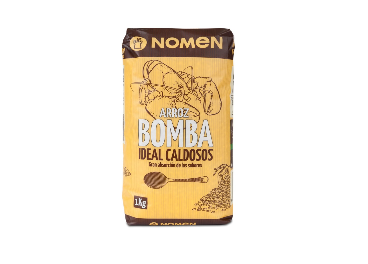 Arroz bomba para caldosos de Nomen