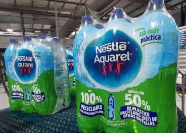 Nuevas botellas de Nestlé Aquarel
