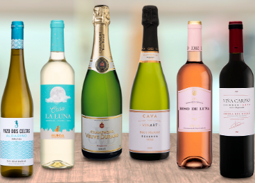 Selección de vinos a la venta en Aldi