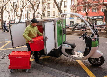 Alcampo lleva su delivery sostenible a Vitoria