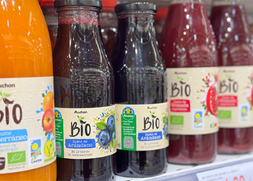 Nuevo zumo BIO de arándanos de Alcampo