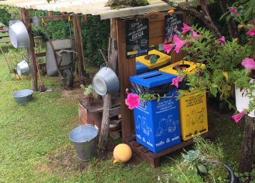 Reciclaje en Camino de Santiago