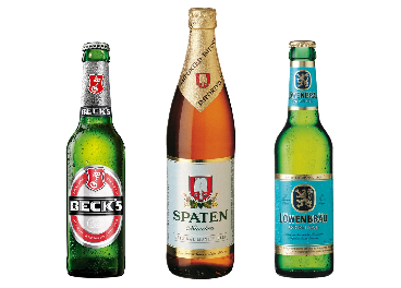 Cervezas Beck’s, Spaten, Löwenbräu