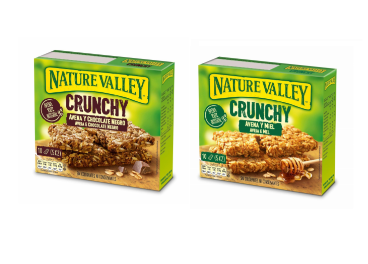 Dos variedades de Nature Valley Crunchy