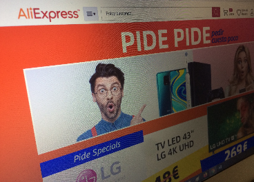 Campaña de descuentos de AliExpress
