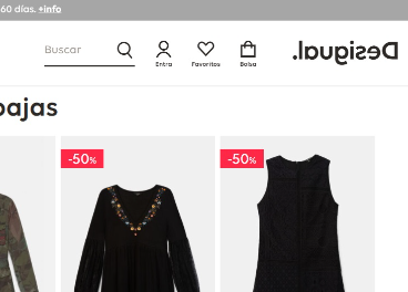 Tienda online de Desigual
