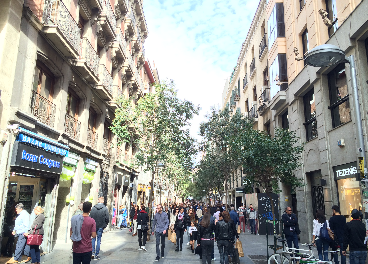 Calle comercial de Madrid