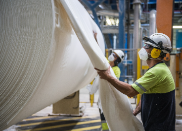 Interior de una planta de Essity