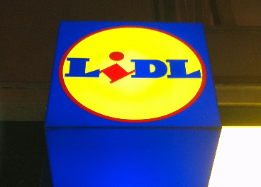 Enseña luminosa de Lidl