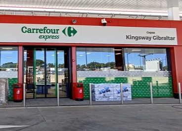 Tienda de Carrefour en Gibraltar (Reino Unido)