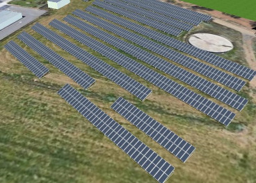 Futuro parque solar en la fábrica de Nestlé