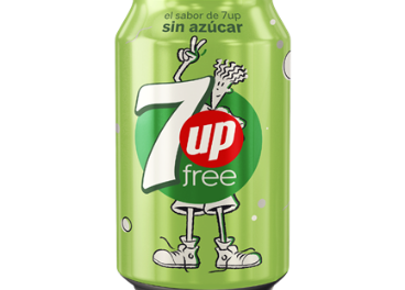 Bote de 7UP con Fido Dido