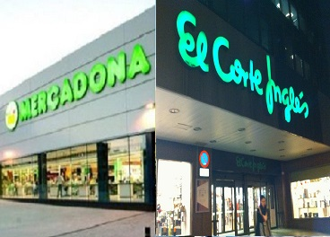 El Corte Inglés y Mercadona, líderes