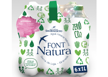 Botella carbon neutral de Font Natura