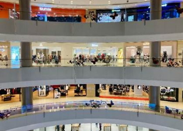 Afluencia a centros comerciales en febrero