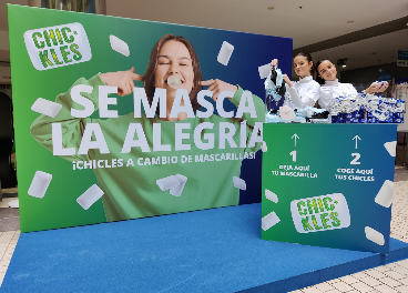Chic-Kles Gum cambia mascarillas por chicles