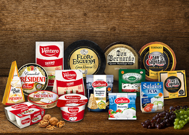 Porfolio de quesos de Lactalis