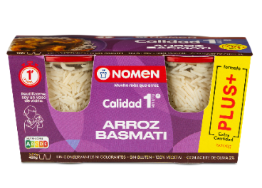 Arroz Calidad1Minuto Plus+ de Nomen