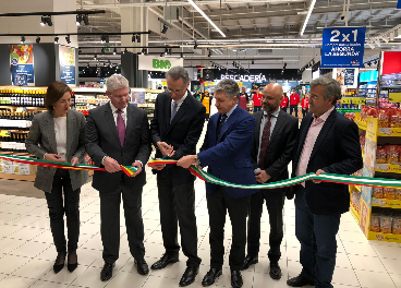 Inauguración del hipermercado de Carrefour