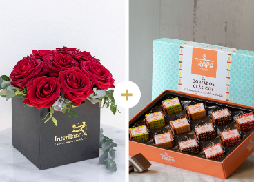 Pack 'Te Amo' de Chocolates Trapa e Interflora