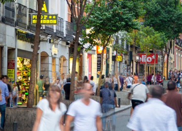 Calle comercial de Madrid