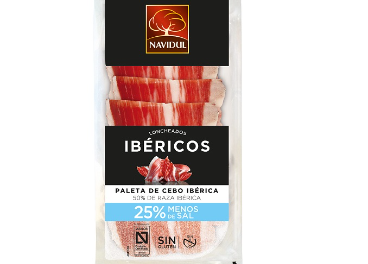 Paleta ibérica reducida en sal de Navidul