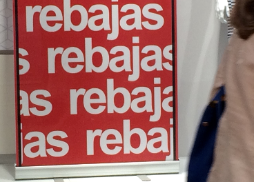 Cartel de rebajas