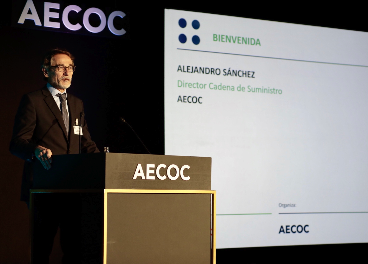 Alejandro Sánchez, durante el congreso de Aecoc