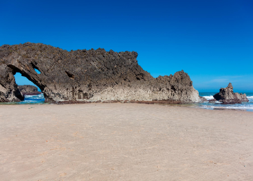 Playa San Antolín, en Llanes (Asturias)