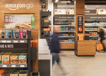 Interior de Amazon Go