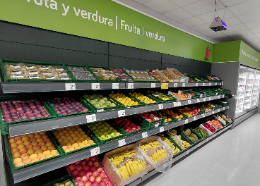 Mercadona, Eroski, Consum, Spar y HNavarro