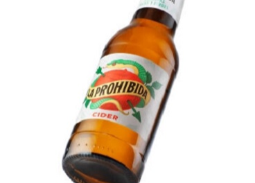 Cider La Prohibida, de Mahou San Miguel