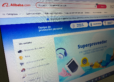 web de Alibaba