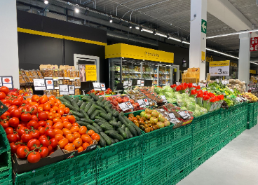 Interior de Tienda Carrefour Supeco Coslada