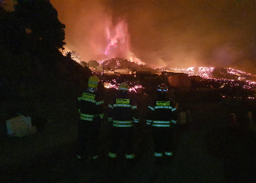 Supermercados ante el volcán de La Palma