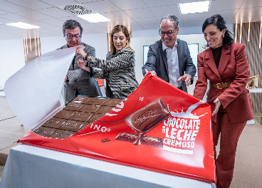 Tableta de chocolate de 30 kilos de Nestlé