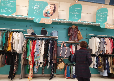 Alcampo abre sus tiendas a la ropa de segunda mano