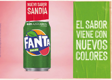 Visual de Fanta Sandía