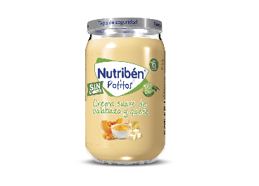 Nuevo Potito Crema Suave de Calabaza y Queso