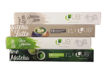 Cápsulas de té matcha de LUB (Love U Bio)