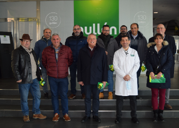 Representantes de Gullón y la Diputación de Burgos