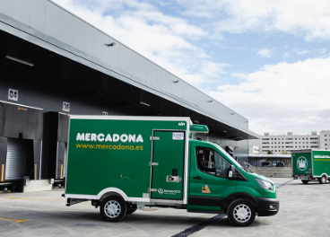 Vehículo ECO en la Colmena sevillana  de Mercadona