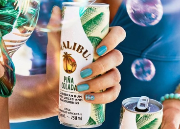 Piña Colada de Malibu en lata