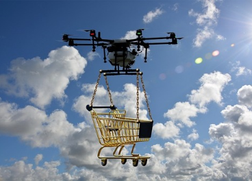 Servicio de envío con drones de Amazon