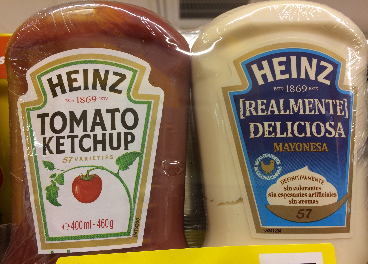 Ketchup y mayonesa de Kraft Heinz