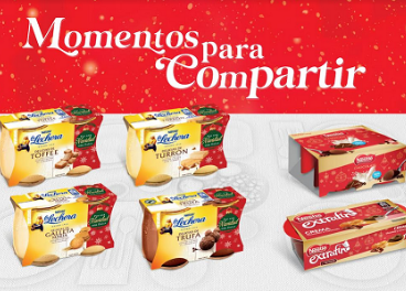 Postres navideños de Lactalis Nestlé