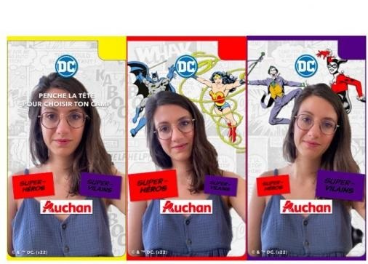 Campaña de Auchan en Snapchat