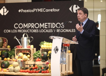 Luis Planas, en el acto de Carrefour