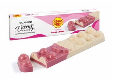 Torrons Vicens lanza un turrón de Chupa Chups