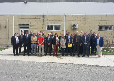 Representantes de Ecoembes y la Mancomunidad